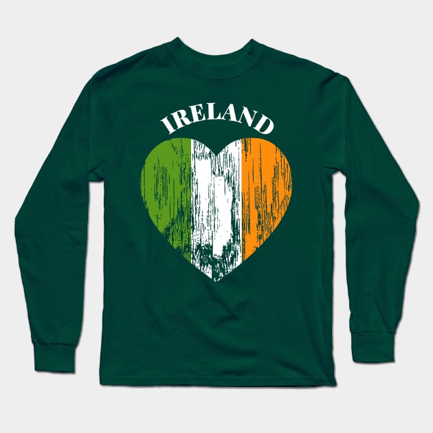 Ireland flag Long Sleeve T-Shirt by maro_00